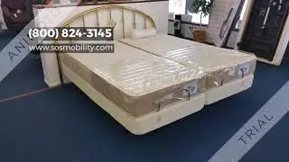 SOS Mobility King Size Adjustable Bed with Latex Mattress 1080p 171204