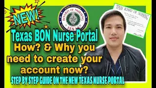 NEW Texas Nurse Portal: How & Why you need to create your account now?