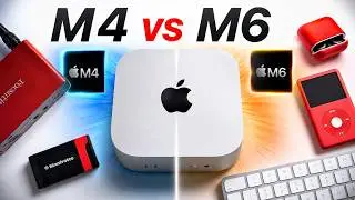 M4 VS M6 Mac mini! Everything NEW!