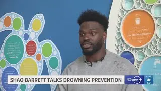 Former Buccaneer Shaq Barrett promotes drowning prevention after loss of 2-year-old daughter