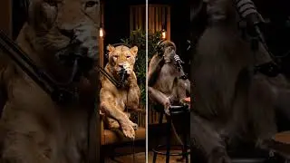 animal podcast | podcast #podcastclips #podcast #lion #monkey