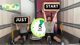 Easiest Way to Start Exercising | 5 Minute Exercise Snack Workout for Beginners. No Equipment