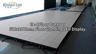 Наружный напольный светодиодный дисплей EA-OFloor 500x1000 мм от производителя EagerLED