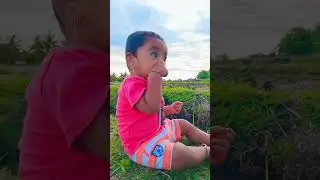Cute baby enjoying nature ☺️ #shorts #cute #baby #viral #trending #viralshorts  #viralsong #song