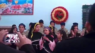 حفل في مدرسة حسين عبد السلام تكوت باتنة في أغنية شاوية مع تلاميذ المدرسة بأغنية طالعو لجبال 2017