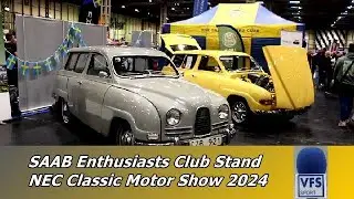 SAAB Enthusiasts Club Stand | NEC Classic Motor Show 2024
