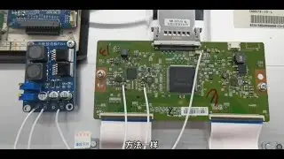 How To use VGH VGL DC Board To Change LG TV T-CON Board VGH VGL Voltage #ledtvrepair #lcdtvrepair