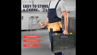 138pcs Heavy Duty Repair Tool Set Toolbox