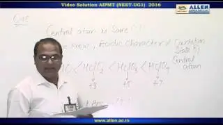 AIPMT 2016 Chemistry Solution &ndash; Q. 46, 47, 48 (Paper Code-P) NEET-UG 2016 Phase I