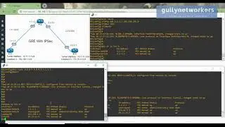 GRE with IPSec on EVE-NG (Part-1) -  Basic Lab Configuration