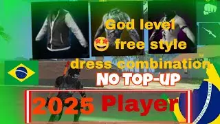 😱NOOB LOOKS LIKE PRO🇧🇷🥷🔥FREE FIRE BEST DRESS COMBINATION 2025 | FF Bundle Combo Tricks@Dilwale07ff 