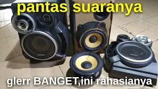 BONGKAR BOX speaker SAMSUNG DINAMIC SUBWOODER,suara bass nendang.