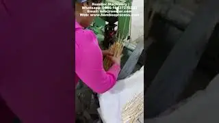Automatic Bamboo Teppo Skewer Gun Making Machine