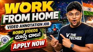 🔴Part Time Video Annotation jobs - Latest Work From Home Job  | Micro1 | Job Search | V the Techee