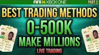 FIFA 14 HOW TO TRADE WITH 500K+ AND WITH SLIVER TRANSFERS