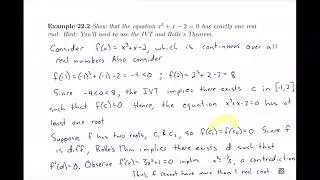 4.2 The Mean Value Theorem