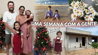 VLOG SEMANA DO NATAL pintura da casa,  sobremesa e férias na praia