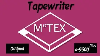 Oddpod Motex Label Maker e-5500 Plus