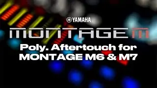 Polyphonic aftertouch is not just for Yamaha MONTAGE M8x! How to play P.AT with M6 and M7 / MODX M