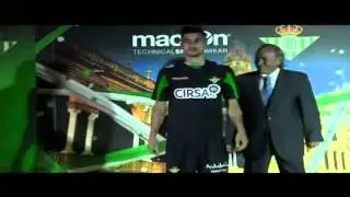 Presentación equipaciones marca Macron Real Betis Balompié 2012-2013 LIGA BBVA