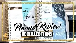 Budget Spiral Planner + Menu Keepsake Planner | Recollections Review Plan With Me