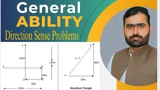 G Ability # 100 I Direction Sense Problems for CSS-MPT CSS-GS&A FPSC PPSC