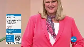 HSN | IMAN Global Chic Fashions - All On Sale 05.13.2025 - 11 PM