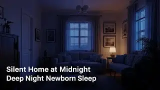 Silent Home at Midnight Newborn Sleep Sounds | Calm / Safe / No Beats | Long Mix