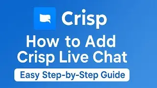 How to Add Crisp Live Chat to Your Website | Easy Step-by-Step Guide | HQ Rental Panel