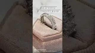 18K White Gold Diamond Eternity Band