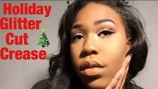 Holiday Glitter Cut Crease | Wisdom Sinclaire ✨