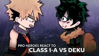 [🇷🇺/🇬🇧] Pro Heroes React To Bakugou's Apology  | Class 1-A VS Deku | Gacha React