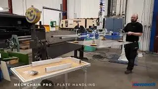 Ergonomic lifting equipment for PLATE handling, remote control - Movomech Mechchain Pro II&trade;