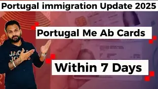 Portugal Immigration 2025 | Job Seeker Visa, New Rules TRC Card Update | Portugal Latest News 2025