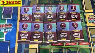Panini World Cup 2022 Qatar adrenalyn xl 10 x Limited Edition Packs Opening