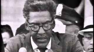 Bayard Rustin speaking at the March on Washington