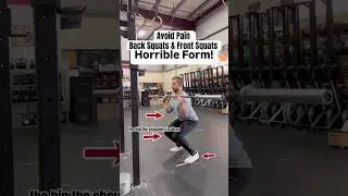 How to Squat Better (Back & Front Squat Basics) #shorts
