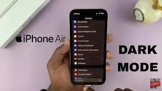 iPhone Air: как включить темный режим