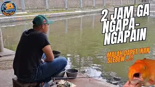 2 JAM HAMPIR GA NGAPA-NGAPAIN!!! Mancing Galatama Ikan Mas Kolam Hj Adang Maribaya Lembang