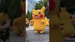 Pikachu Gathering at Yokohama Japan #pikachu #pokemon #yokohama #japan