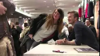 David Beckham for HM in Berlin