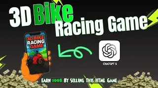 How to Make a 3D Bike Racing Game Using AI | HTML, CSS, JS & Three.js