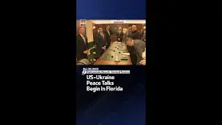 US-Ukraine Peace Talks Begin In Florida