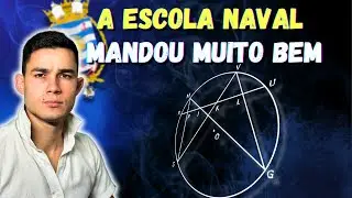 QUESTÃO INSANA DE GEOMETRIA PLANA NA ESCOLA NAVAL | DEMONSTRAÇÃO + SOLUÇÃO