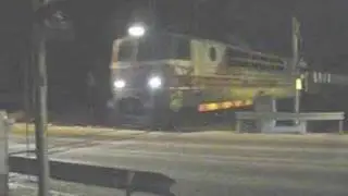 Express Train 705 accelerates past Suurisuo crossing
