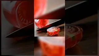 Perfect Tomato Slice 🍅🔪