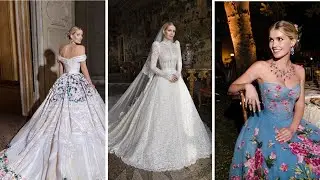 Princess Diana&rsquo;s Niece Lady Kitty Spencer Wore Five Wedding Dresses to Marry Michael Lewis