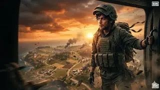 PUBG Style Real Life Cinematic Drop Scene | Battle Royale Survival Movie Intro 🎮🔥 #pubgmobile 
