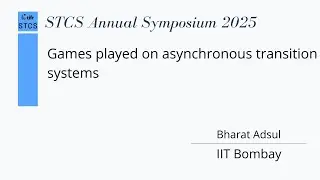 Games played on asynchronous transition systems