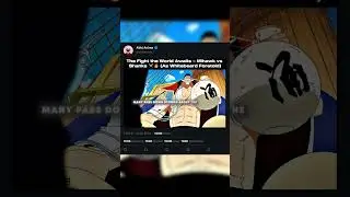 The Fight the World Awaits &ndash; Mihawk vs Shanks ⚔️🔥 As Whitebeard Foretold #onepiece  #luffyanime